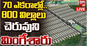 Usman Kunta Lake: 70 ఎకరాల్లో.. 800 విల్లాలు.. చెరువుని మింగేశారు