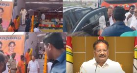 Atal Bihari Vajpayee statue: బహిరంగ సభ మధ్యలో అలిగి వెళ్లిపోయిన ఎమ్మెల్యే నక్కా