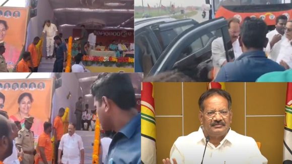Atal Bihari Vajpayee statue: బహిరంగ సభ మధ్యలో అలిగి వెళ్లిపోయిన ఎమ్మెల్యే నక్కా