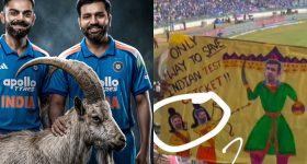 Rohit-Kohli: రావణాసురుడిగా గంభీర్.. రామలక్ష్మణ్ అవ‌తారంలో రోకో..దుమారం రేపుతోన్న పోస్ట‌ర్‌!