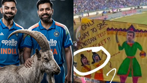 Rohit-Kohli: రావణాసురుడిగా గంభీర్.. రామలక్ష్మణ్ అవ‌తారంలో రోకో..దుమారం రేపుతోన్న పోస్ట‌ర్‌!