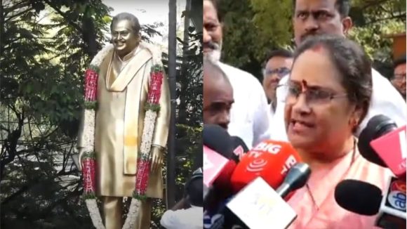 S.P. Balasubrahmanyam Statue : విగ్రహం గురించి SP బాలు అంటే తిట్టారు… ఎస్‌పీ శైలజ ఎమోషనల్