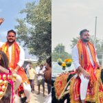 Sarpanch Nominations: గుర్రంపై వచ్చి నామినేషన్ దాఖలు చేసిన సర్పంచ్ అభ్యర్థి