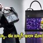 Smart Handbag: రంగులు మార్చే ఊసరవెల్లి బ్యాగ్ ఇది.. జస్ట్ ఇలా చేస్తే నచ్చిన డిజైన్‌, కలర్‌కు మారిపోద్ది