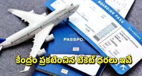 Flight Ticket Rates: హమ్మయ్య.. విమాన టికెట్ ధరలకు కళ్లెం వేసిన కేంద్రం, ఎన్ని కి.మీలకు ఎంతంటే?