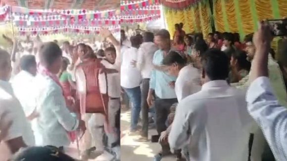 Congress vs BRS: సర్పంచ్ ప్రమాణ స్వీకారోత్సవంలో.. కొట్టుకున్న కాంగ్రెస్, బీఆర్ఎస్ నేతలు