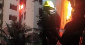Fire Incident: ఘోర అగ్నిప్రమాదం.. అపార్ట్‌మెంట్‌‌లో పేలిన సిలిండర్.. భయంతో జనాలు పరుగులు