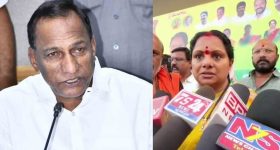 Kavitha vs Malla Reddy: పూలు అమ్మిండు..పాలు అమ్మిండు.. వేల ఎకరాలు కబ్జా పెట్టిండు.. మల్లారెడ్డిపై కవిత సెటైర్లు