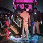 Nandyal Road Accident: నంద్యాలలో ఘోర రోడ్డు ప్రమాదం.. ట్రావెల్ బస్సుని ఢీ కొట్టిన కారు, స్పాట్‌లో..