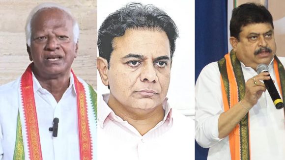 Telangana Politics: నేను ఆడో మగో ఘన్‌పూర్‌కు రా చూపిస్తా.. కేటీఆర్‌కు కడియం సవాల్.. కేసీఆర్ ఒక ‘ఓటీపీ’ అంటూ బీజేపీ సెటైర్లు
