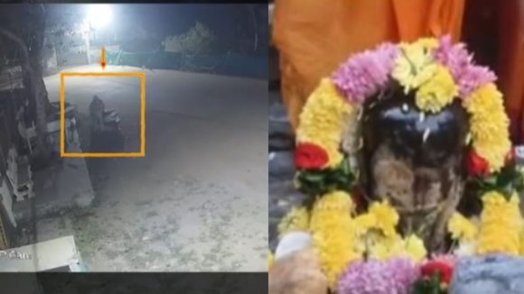 Shiva Linga Vandalism: శివలింగం ధ్వంసం ఘటనలో.. బయటపడ్డ CCTV ఫొటోస్