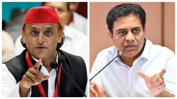 KTR : అఖిలేశ్‌తో కేటీఆర్ దోస్తీ.. అరెస్టు నుంచి తప్పించుకోవడానికేనా?