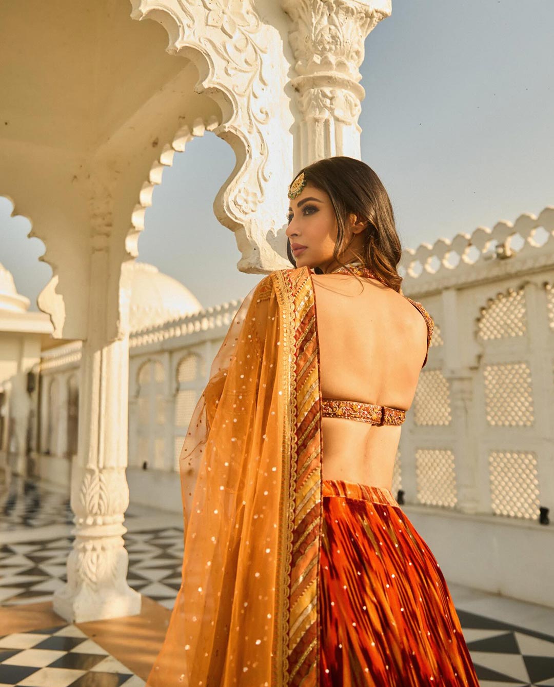 Mouni Roy: ఆరేంజ్‌ చీరలో మౌనీ హాట్‌ ఫోజులు.. మతిపోతుందంటున్న నెటిజన్స్‌