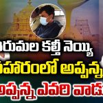 TTD Ghee Case: తిరుమల కల్తీ నెయ్యి వ్యవహారంలో అప్పన్న.. ఈ అప్పన్న ఎవరి వాడు?