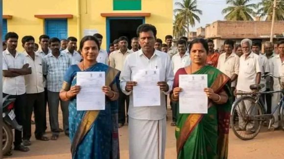 Sarpanch Elections: ఇద్దరు భార్యలతో నామినేషన్లు.. ఏ భార్యను సర్పంచ్ చేయాలనే సందిగ్ధంలో భర్త..