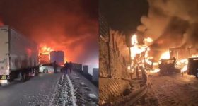 Japan: ఘోర రోడ్డు ప్రమాదం.. ఒకేసారి 50 వెహికల్స్‌ ధ్వంసం.. మంటల్లో అనేక మంది!