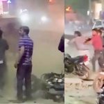 Guntur: గుంటూరులో అర్ధరాత్రి యువకుల వీరంగం.. నడిరోడ్డుపై పొట్టుపొట్టు కొట్టుకున్న బావ-బామ్మర్దులు