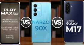Smartphone Comparison: గెలాక్సీ M17 vs రియల్‌మీ నార్జో 90x vs లావా ప్లే మ్యాక్స్.. రూ.15,000లోపు బడ్జెట్‌లో ఏది బెస్ట్?