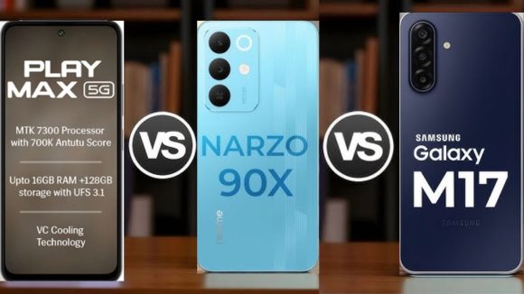 Smartphone Comparison: గెలాక్సీ M17 vs రియల్‌మీ నార్జో 90x vs లావా ప్లే మ్యాక్స్.. రూ.15,000లోపు బడ్జెట్‌లో ఏది బెస్ట్?