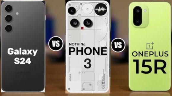 Smartphone Comparison: వన్‌ప్లస్ 15R vs నథింగ్ ఫోన్ 3 vs శాంసంగ్ గెలాక్సీ S24.. ఏది బెస్ట్?