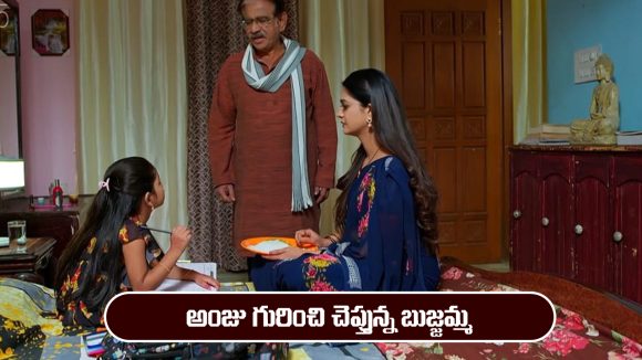 Nindu Noorella Saavasam Serial Today January 12th: ‘నిండు నూరేళ్ల సావాసం’ సీరియల్‌: అంజు గురించి చెప్పిన బుజ్జమ్మ