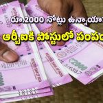 RS 2000 Notes Deposit: మీ దగ్గర ఇంకా రూ.2000 నోట్లు ఉన్నాయా?.. అయితే ఇలా సింపుల్ గా మార్చుకోవచ్చు
