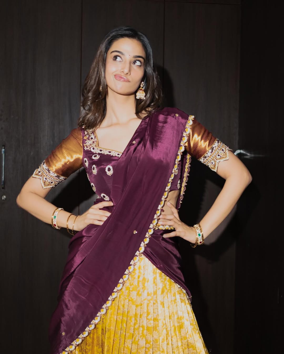 Meenakshi Chaudhary(source: Instagram) Actress Meenakshi Chaudhary photo gallery