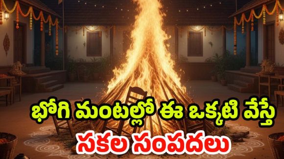 Bhogi Festival 2026: భోగి మంటల్లో ఈ ఒక్కటి వేస్తే.. ఏడాదంతా ఆరోగ్యం, ఐశ్వర్యం మీ సొంతం