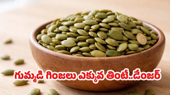  Pumpkin Seeds: హెల్తీ ఫుడ్ అని గుమ్మడి గింజలు ఎక్కువ తింటే.. జరిగేది ఇదే !