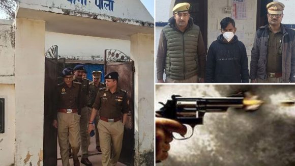 UP Crime:  పోలీసు‌స్టేషన్‌లో దారుణం..  అందరూ చూస్తుండగా, భార్యని కాల్చిన భర్త, యూపీలో ఘోరం