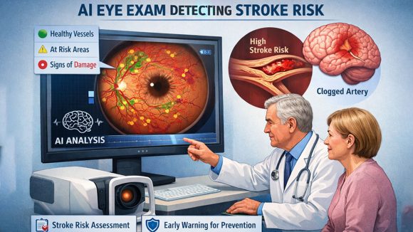 AI Eye Test: మీ కళ్లు చూసి ‘బ్రెయిన్ స్ట్రోక్’ ముప్పును చెప్పేసే ఏఐ.. వైద్య రంగంలో సరికొత్త విప్లవం!
