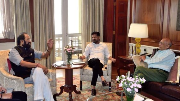 AP vs Telangana Water Dispute: పోలవరం-నల్లమల సాగర్ లింక్‌పై సుప్రీం పోరు.. సింఘ్వీతో సీఎం రేవంత్ భేటీ!