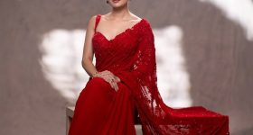 Ashika Ranganath: రెడ్ శారీలో సెగలు పుట్టిస్తున్న ఆషికా రంగనాథ్!