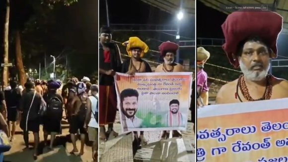 Sabarimala: శబరిమలలో సీఎం రేవంత్ ఫెక్సీలు.. పదేళ్లు ముఖ్యమంత్రిగా ఉండాలని స్వాముల ఆకాంక్ష