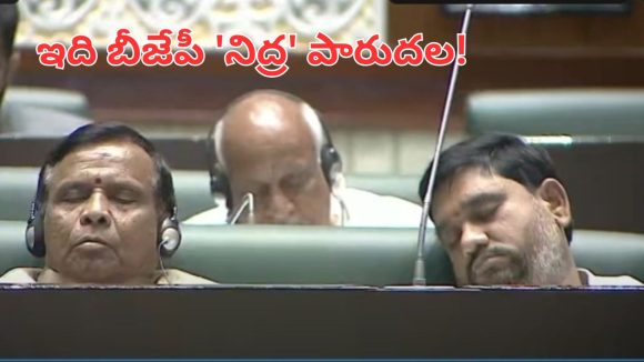 BJP MLAs Sleeping: అసెంబ్లీలో అరుదైన దృశ్యం: ఒకరు పారిపోయారు.. మరొకరు పడుకున్నారు!