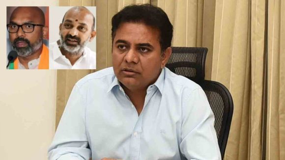 KTR: వ్యాఖ్యలు వెనక్కి తీసుకోండి.. లేదంటే కోర్టుకే, బండి సంజయ్, అర్వింద్‌లకు కేటీఆర్ లీగల్ నోటీసులు!