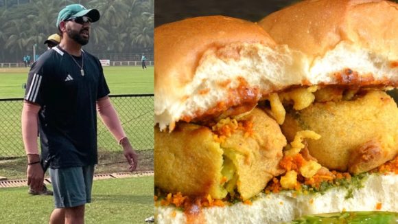 Rohit Sharma-vada pav: వ‌డ‌పావ్ ఆఫ‌ర్ చేసిన ఫ్యాన్స్.. రోహిత్ శ‌ర్మ రియాక్ష‌న్ అదుర్స్‌