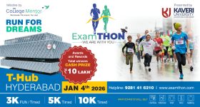 Examthon Run For Dreams: రేపు గచ్చిబౌలిలో ఎగ్జామ్‌థాన్‌ రన్.. విజేతలకు రూ.10 లక్షల ప్రైజ్ మనీ