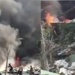Fire Accident: ఆర్మీ క్యాంప్‌లో భారీ అగ్ని ప్రమాదం..  ఎగిసిపడుతున్న మంటలు