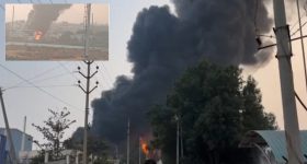 Fire Accident: SVS కెమికల్స్‌లో భారీ అగ్నిప్రమాదం.. ఎగసిపడుతున్న మంటలు