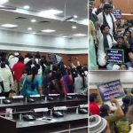 GVMC Council: గీతం భూముల ఇష్యూ.. జీవీఎంసీ కౌన్సిల్‌లో రచ్చ, వైసీపీ, వామపక్షాల కార్పొరేటర్ల ఆందోళన