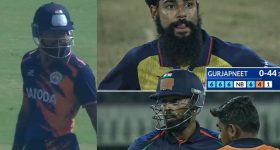 Hardik Pandya: హార్దిక్ పాండ్యా విధ్వంసం..ఒకే ఓవర్ లో 5 సిక్సులు..7వ వికెట్‌కు వచ్చి సెంచ‌రీ
