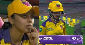 Harleen doel Retire Out: రీల్స్ పాప హర్లీన్ డియోల్ కు ఘోర అవ‌మానం..యూపీ కొంప‌ముంచిన‌ "రిటైర్ట్ ఔట్"