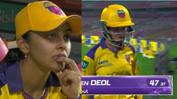 Harleen doel Retire Out: రీల్స్ పాప హర్లీన్ డియోల్ కు ఘోర అవ‌మానం..యూపీ కొంప‌ముంచిన‌ “రిటైర్ట్ ఔట్”