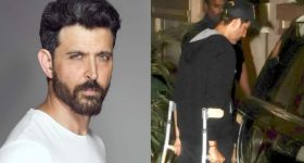Hrithik Roshan: చేతి కర్రల సాయంతో స్టార్ హీరో... టెన్షన్ లో ఫాన్స్..ఏం జరిగిందంటూ?