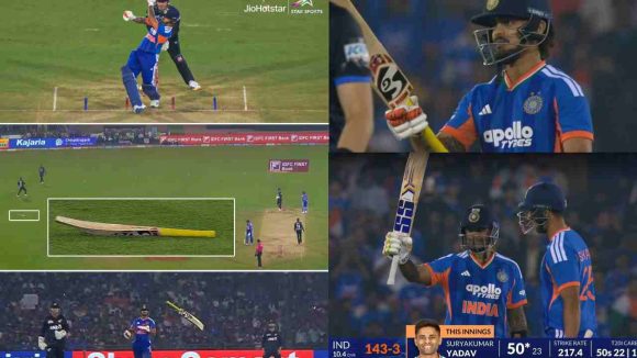 Ind vs NZ 2nd T20I: బ్యాట్ వ‌దిలేసి రిష‌బ్ పంత్ ను కాపీ కొట్టిన ఇషాన్..రెండో టీ20లో టీమిండియా విజ‌యం