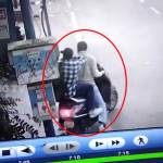 Koti Robbery: మాటు వేసి పక్కా ప్లాన్ తో.. కోఠి కాల్పుల ఘటనలో సీసీటీవీ వీడియో