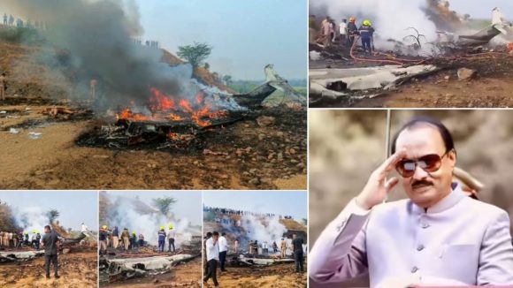 Deputy CM Plane Crashed: మహారాష్ట్రలో ఘోర విమాన ప్రమాదం..  డిప్యూటీ సీఎం అజిత్‌ పవార్‌ దుర్మరణం