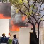 Fire Accident: హైదరాబాద్‌లో భారీ అగ్నిప్రమాదం.. సెల్లార్‌లో చిక్కుకున్న ఆరుగురు, ఎగిసిపడుతోన్న అగ్ని కీలలు