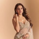 Nidhi Agarwal :  చీరలో మెరిసిపోతున్న నిధి.. ప్రభాస్ బ్యూటీ అందాలు కేక..